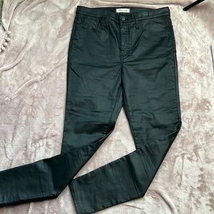 Madewell 10" High-Rise Skinny Jeans: Coated Edition